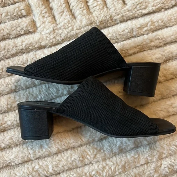 Everlane Shoes Everlane Glove Mule Black Reknit Size Poshmark